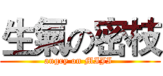 生氣の密枝 (angry on MIJI )