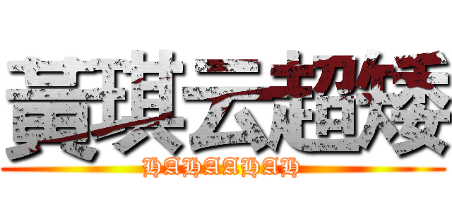 黃琪云超矮 (HAHAAHAH)
