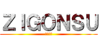 ＺＩＧＯＮＳＵ (ジゴンス)