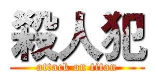 殺人犯 (attack on titan)