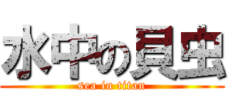 水中の貝虫 (sea in titan)