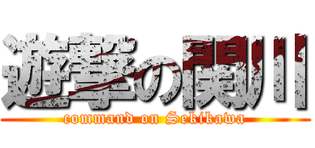 遊撃の関川 (command on Sekikawa)