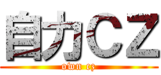 自力ＣＺ (own cz)
