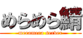 めらめら鯖 (meramera server)