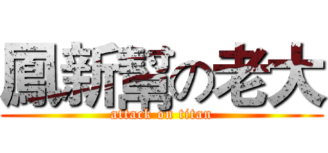 鳳新幫の老大 (attack on titan)