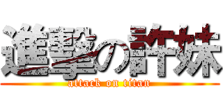 進擊の許妹 (attack on titan)