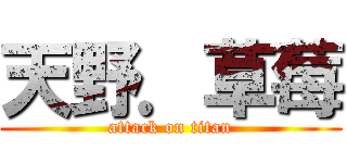 天野．草莓 (attack on titan)