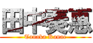 田中奏惠 (Tanaka Kanae)