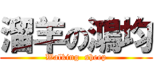 溜羊の鴻均 (Walking  sheep)