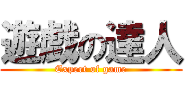 遊戯の達人 (Expert of game)