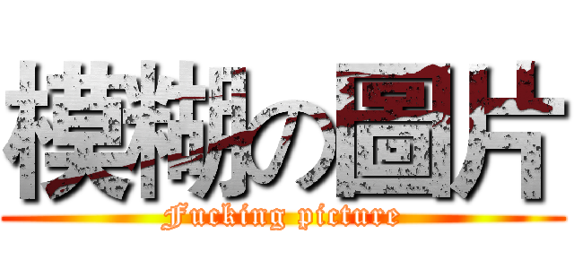 模糊の圖片 (Fucking picture)
