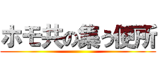 ホモ共の集う便所 ()