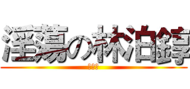 淫蕩の林泊錞 (不豪洨)
