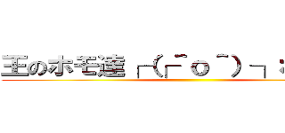 王のホモ達┌（┌＾ｏ＾）┐ホモォ… ()