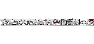 支店決起会資料前期の反省と今期の目標 ()