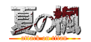 夏の楓 (attack on titan)