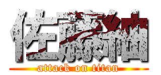 佐藤紬 (attack on titan)