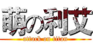 萌の利艾 (attack on titan)