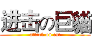 进击の巨貓 (attack on cat)