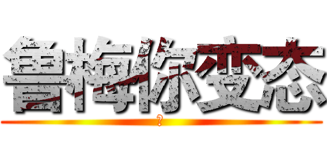 鲁梅你变态 (鲁)