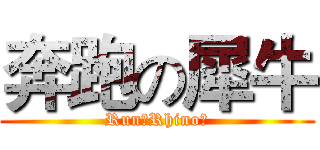 奔跑の犀牛 (Run！Rhino！)