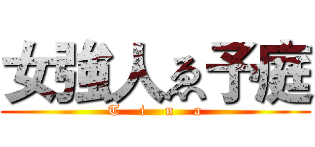 女強人ゑ予庭 (T    i    n    a)