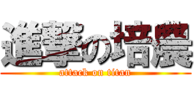 進撃の培農 (attack on titan)