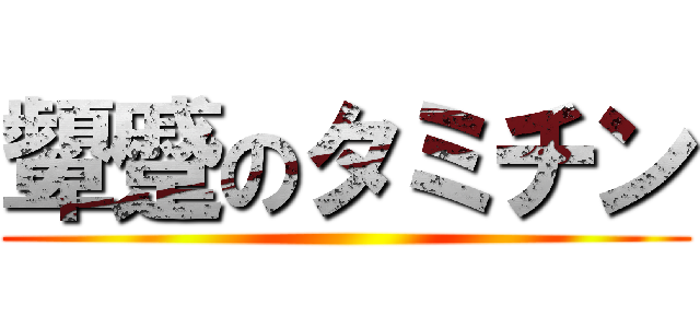 顰蹙のタミチン ()