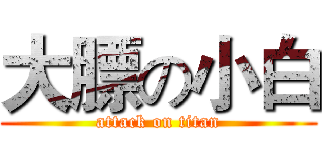 大膘の小白 (attack on titan)