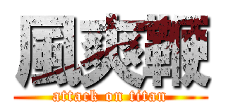 風爽鞭 (attack on titan)