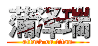 蒲泽瑞 (attack on titan)