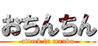 おちんちん (attack in manko)