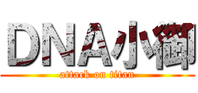 ＤＮＡ小御 (attack on titan)
