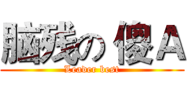 脑残の 傻Ａ (Leader best)