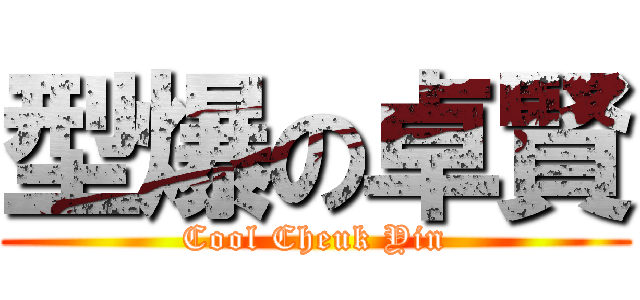 型爆の卓賢 (Cool Cheuk Yin)