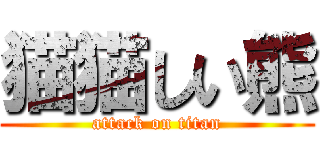 猫猫しい熊 (attack on titan)
