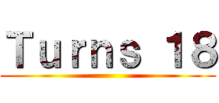 Ｔｕｒｎｓ １８ ()