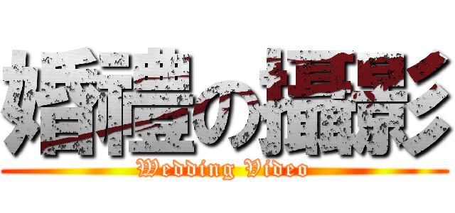 婚禮の攝影 (Wedding Video)