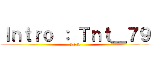 Ｉｎｔｒｏ ： Ｔｎｔ＿７９ (SNK)