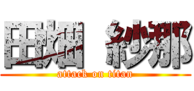 田畑 紗那 (attack on titan)