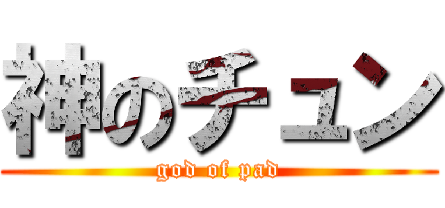 神のチュン (god of pad)