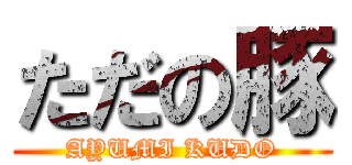 ただの豚 (AYUMI KUDO)