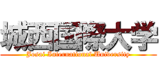 城西国際大学 (Josai International University)