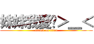 妹妹我愛妳＞＿＜ (attack on titan)