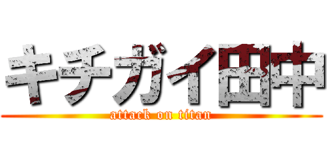 キチガイ田中 (attack on titan)