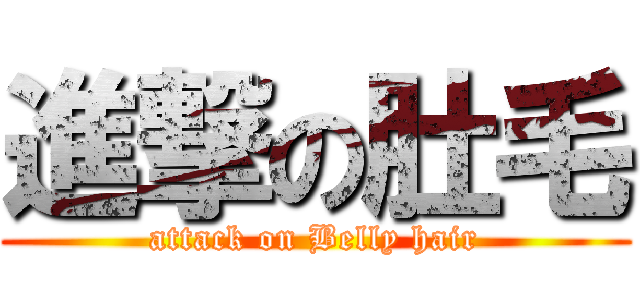 進撃の肚毛 (attack on Belly hair)