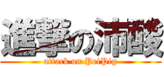 進撃の沛酸 (attack on PeiPig)