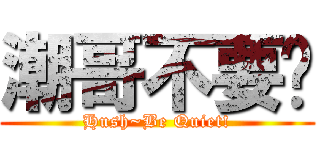 潮哥不要啦 (Hush~Be Quiet!)