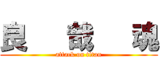 良   哉   魂 (attack on titan)