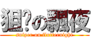 狙擊の飄夜 (sniper on flutternight)